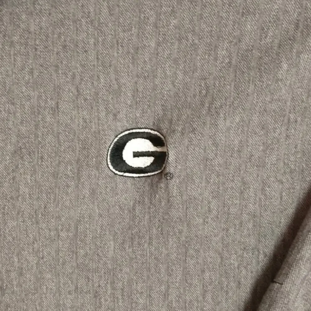 Nike Golf Dri-Fit Georgia Bulldogs Polo Shirt Men's XL Gray NCAA UGA G Logo